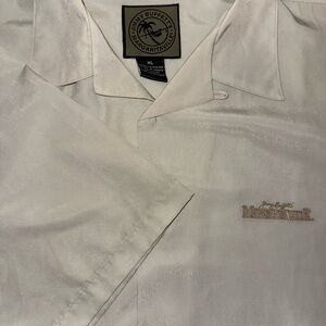 Margaritaville Men's Cream Button Down Shirt